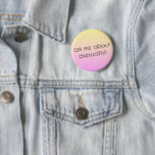 Asexual Pride pin Ronde Button 5,7 Cm (In situ)