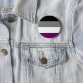 asexual pride pin ronde button 5,7 cm (In situ)