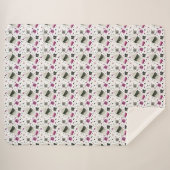 Asexual Pride Sherpa Blanket Sherpa Deken (Voorkant (horizontaal))