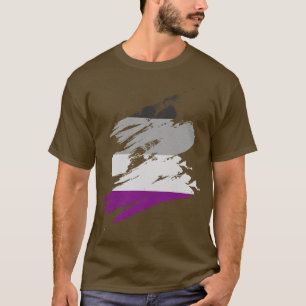 Asexual Pride vlag gescheurd T-shirt