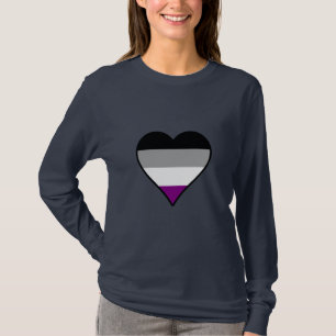 Asexualité orgueil coeur Sweat - shirt à capuche T