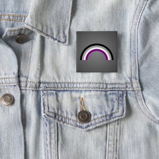 Asexualiteit Button regenboogpride (In situ)