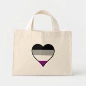 Asexualiteit hartkloppingen Canvas tas (Voorkant)