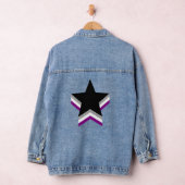 Asexualiteit pride sterren denim jacket (Hangar)
