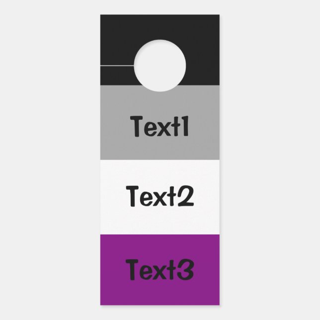 Asexualiteit Pride vlag (Voorkant)