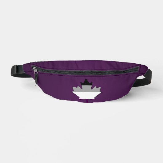 Asexuality pride maple leaf  (Recto)