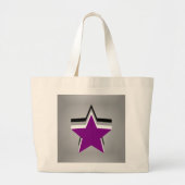 Asexuality pride stars Sac à dos (Devant)