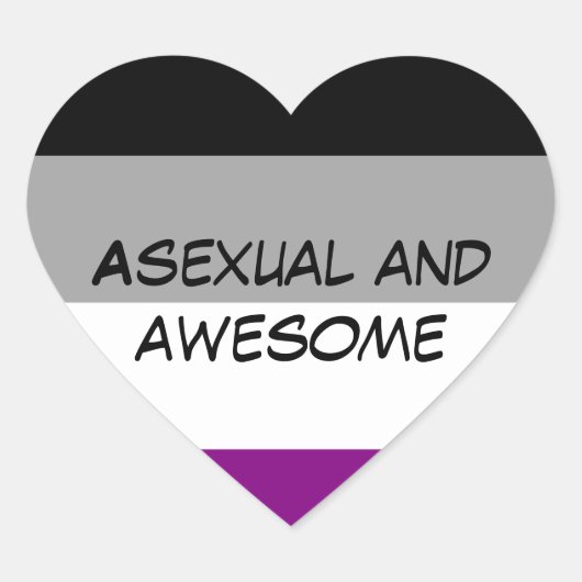 Asexuele en Geweldige Sticker (Voorkant)