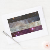 Asexuele nevelvlag stickers (Envelop)