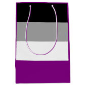 Asexutiervlag Medium Cadeauzakje (Voorkant)