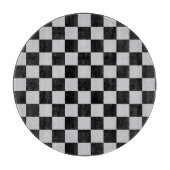 Asgrijs Checker Patroonontwerp Snijplank (Voorkant)