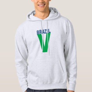 Asgrijze hoodie BRAZIL OVERWINNING
