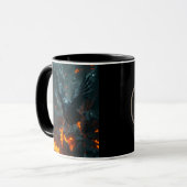 Ash and Ember – Rebirth Crow Mug | Dark Curiosity Mok (Voorkant links)