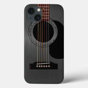 Ash Black Acoustic Guitar iPhone 13 Hoesje