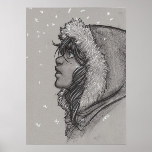 Ash- en sneeuwPoster Poster (Voorkant)