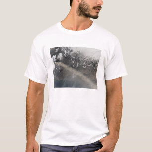 Ash en stoom gaan door met blazen t-shirt
