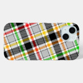 Ash Gray Black Multicolour Flannel Plaid Tartan Case-Mate iPhone Case (Achterkant (horizontaal))