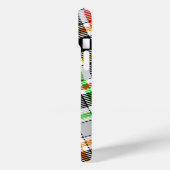 Ash Gray Black Multicolour Flannel Plaid Tartan Case-Mate iPhone Case (Achterkant / Links)