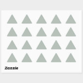 Ash Gray Driehoek Sticker (Vel)