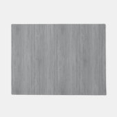 Ash Grey Bamboo Wood Grain Kijk uit Deurmat (Voorkant)