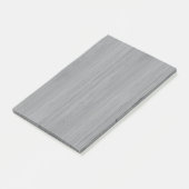 Ash Grey Bamboo Wood Grain Kijk uit Post-it® Notes (Schuin)