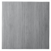 Ash Grey Bamboo Wood Grain Kijk uit Tegeltje (Voorkant)