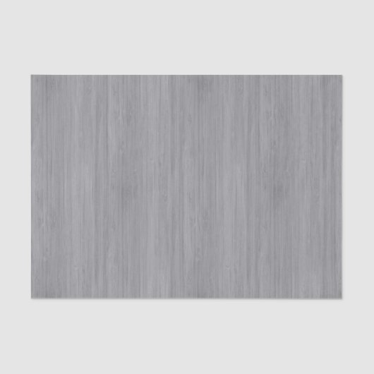 Ash Grey Bamboo Wood Grain Kijk uit Tissuepapier (Voorkant)
