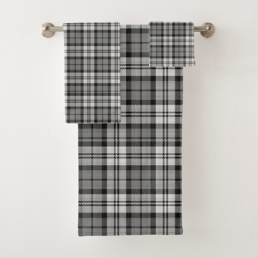 Ash Grey Blackwatch Campbell Tartan Plaid (En situation)