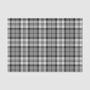 Ash Grey Blackwatch Campbell Tartan Plaid Tissuepapier