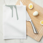 Ash Grey Snow Ski Theedoek (Quarter Fold)