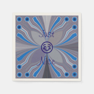 Ash grijs blauw cyaan gewoon lekker servetten
