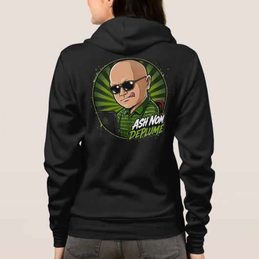 Ash Nom DePlume Ritssluiting Hoodie (Achterkant)