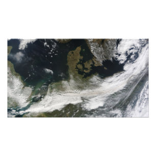 Ash plume uit de Eyjafjallajokull Volcano Foto Afdruk