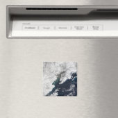 Ash plume uit Mount Redoubt, Alaska Magneet (Insitu (Vaatwasser))