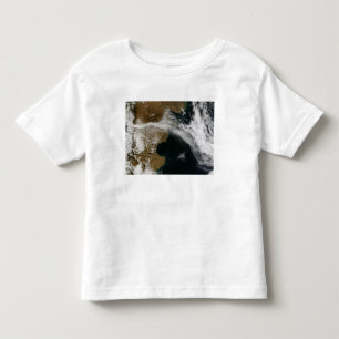 Ash plume van de uitbarsting van Chaiten vulcano, Kinder Shirts
