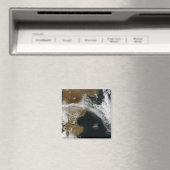 Ash plume van de uitbarsting van Chaiten vulcano, Magneet (Insitu (Vaatwasser))