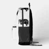 Ash-Tone Eagle Focus Design Bedrukte Rugzak (Rechts)