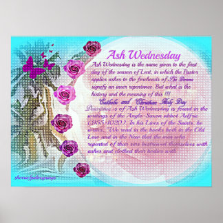 ASH WEDNESDAY POSTER