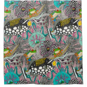 ASHA-bloesem Douchegordijn (Voorkant)