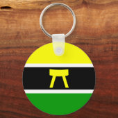 Ashanti, Ghana vlag Sleutelhanger (Voorkant)