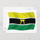 Ashanti People Flag Briefkaart (Voorkant / Achterkant)