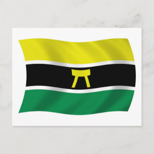 Ashanti People Flag Briefkaart