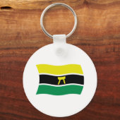 Ashanti People Flag Sleutelhanger (Voorkant)