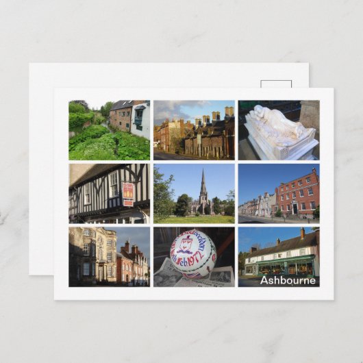 Ashbourne Briefkaart (Voorkant / Achterkant)