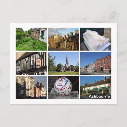Ashbourne Briefkaart (Voorkant)