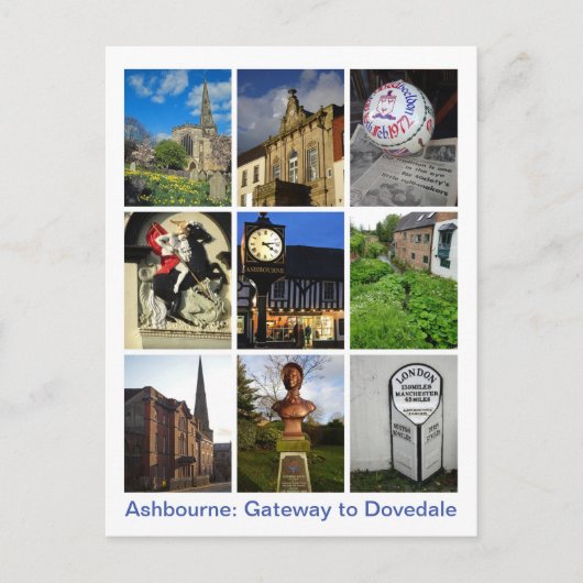 Ashbourne Briefkaart (Voorkant)