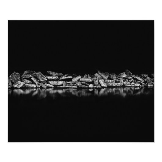 Ashbridges Bay Breakwall 1 Foto Afdruk (Voorkant)