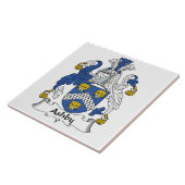 Ashby Family Crest Tegeltje (Zijkant)