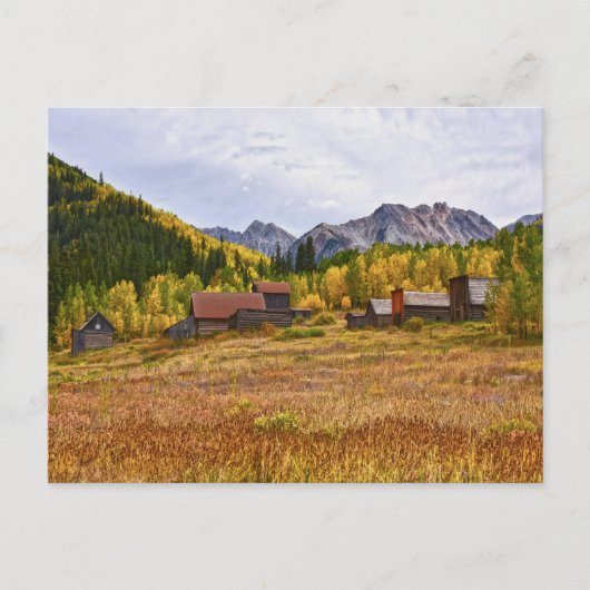 Ashcroft, Colorado-mijnstad Briefkaart (Voorkant)