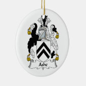 Ashe Family Crest Keramisch Ornament (Rechts)